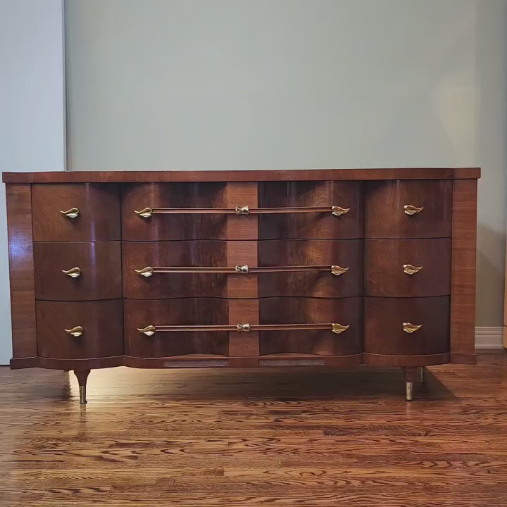 Mid-century modern longboy dresser