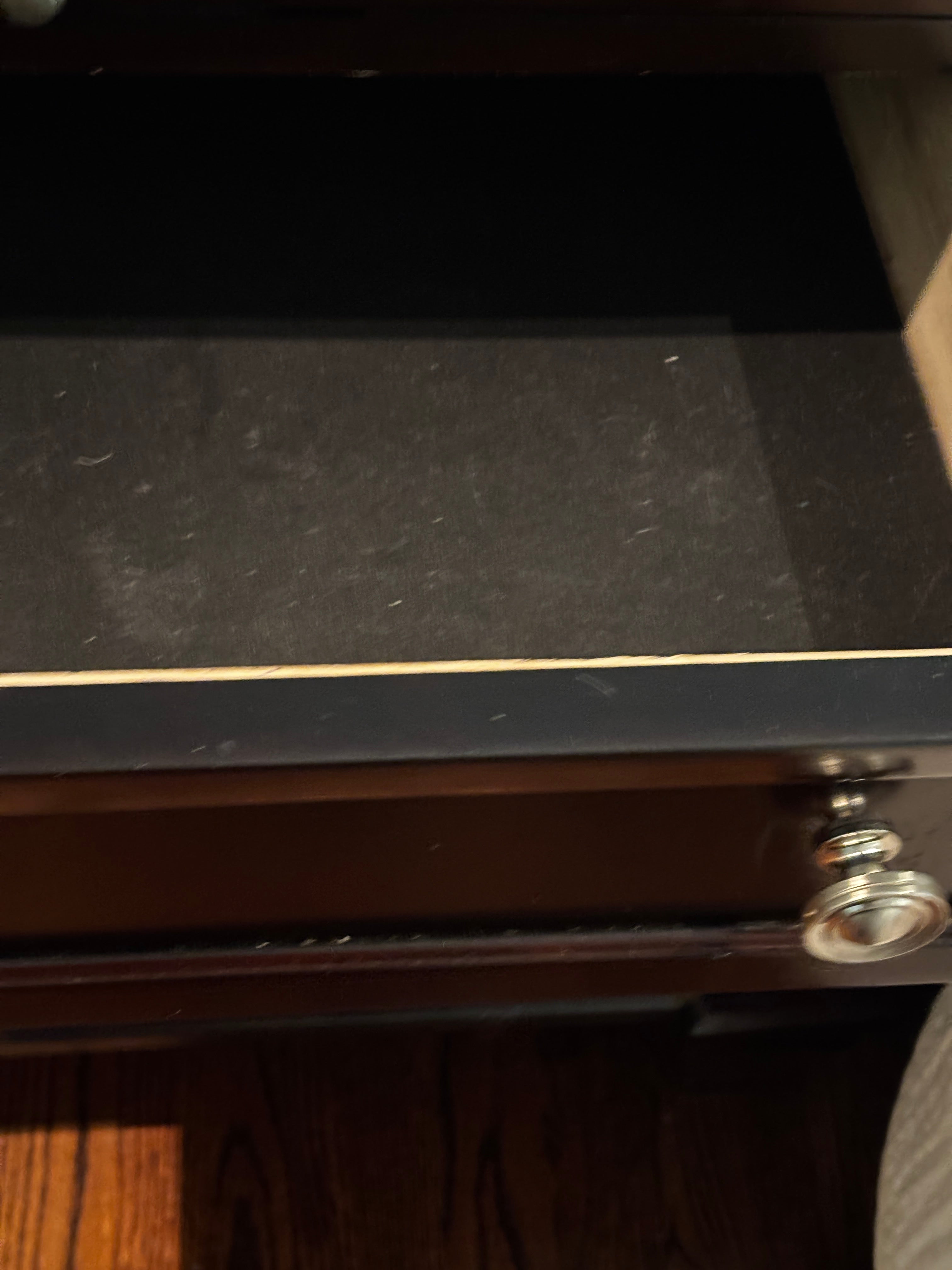 High-End Traditional 3-Drawer Nightstands / Bedside Tables - Pair