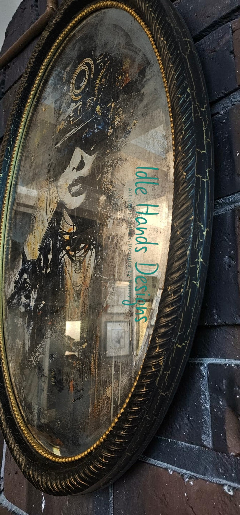 Steampunk Wall Mirror