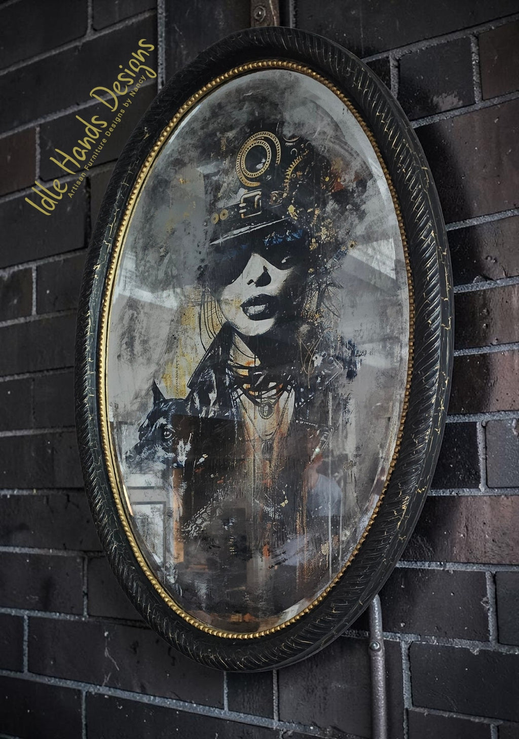 Steampunk Wall Mirror