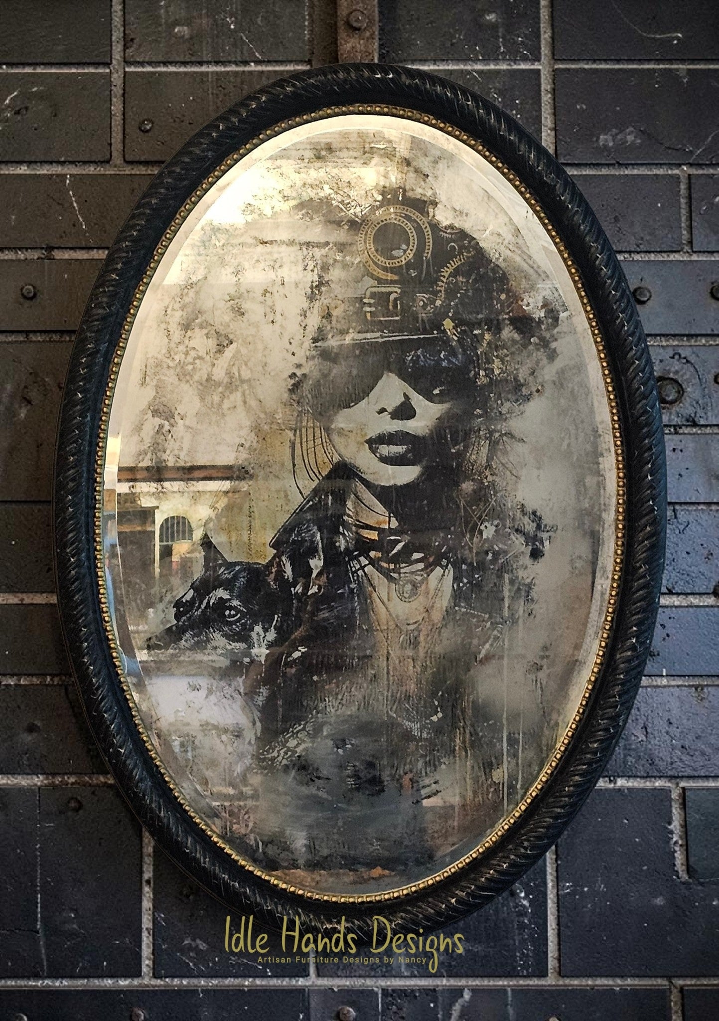 Steampunk Wall Mirror