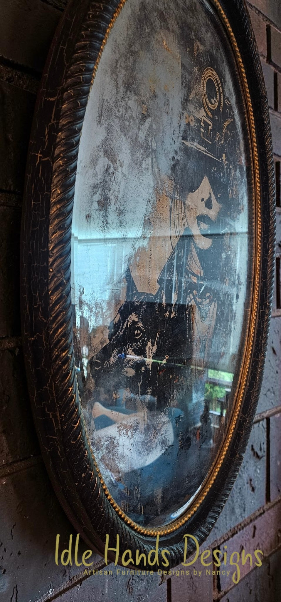 Steampunk Wall Mirror