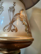 Hollywood Regency Opaline Lamps (X2)