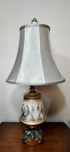 Hollywood Regency Opaline Lamps (X2)