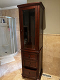 High-End Traditional Glass Front Display Cabinet / Bookcase