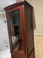 High-End Traditional Glass Front Display Cabinet / Bookcase