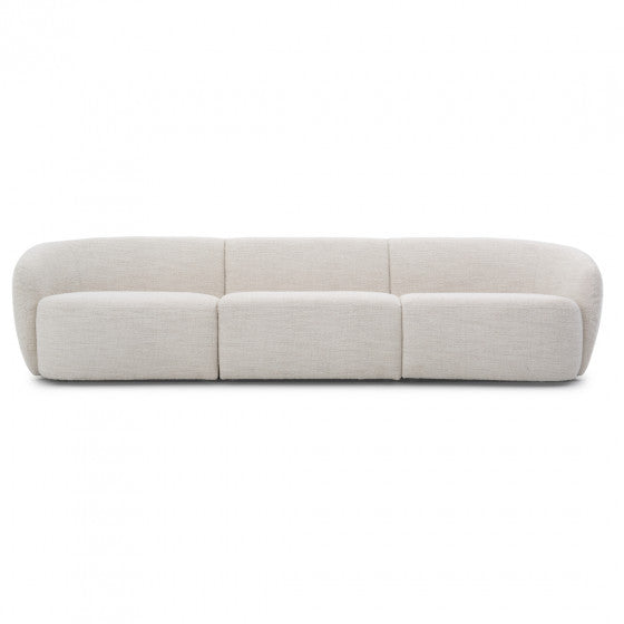 Sorena off-white bouclé modular sofa (open box)