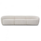 Sorena off-white bouclé modular sofa (open box)