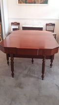 Pair of antique, solid cherry tables
