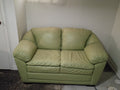 Real leather loveseat