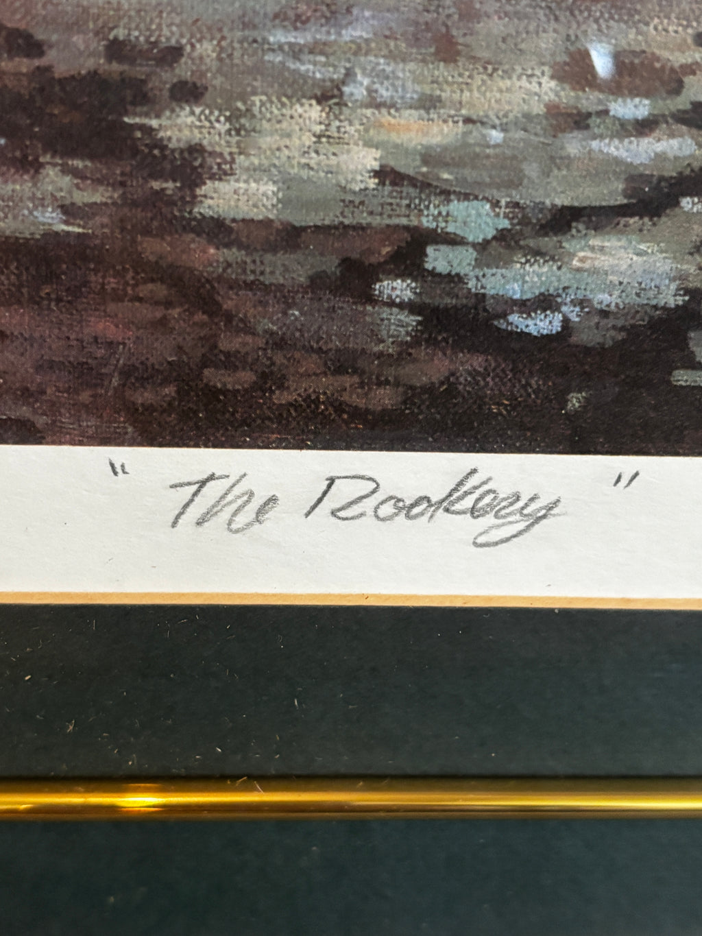 Edwin Matthews Signed Limited Edition Art Print – "The Rookery" (201/500)