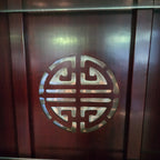 Custom Made Solid Rosewood Chinese Style Display Cabinet / Large Wall Unit