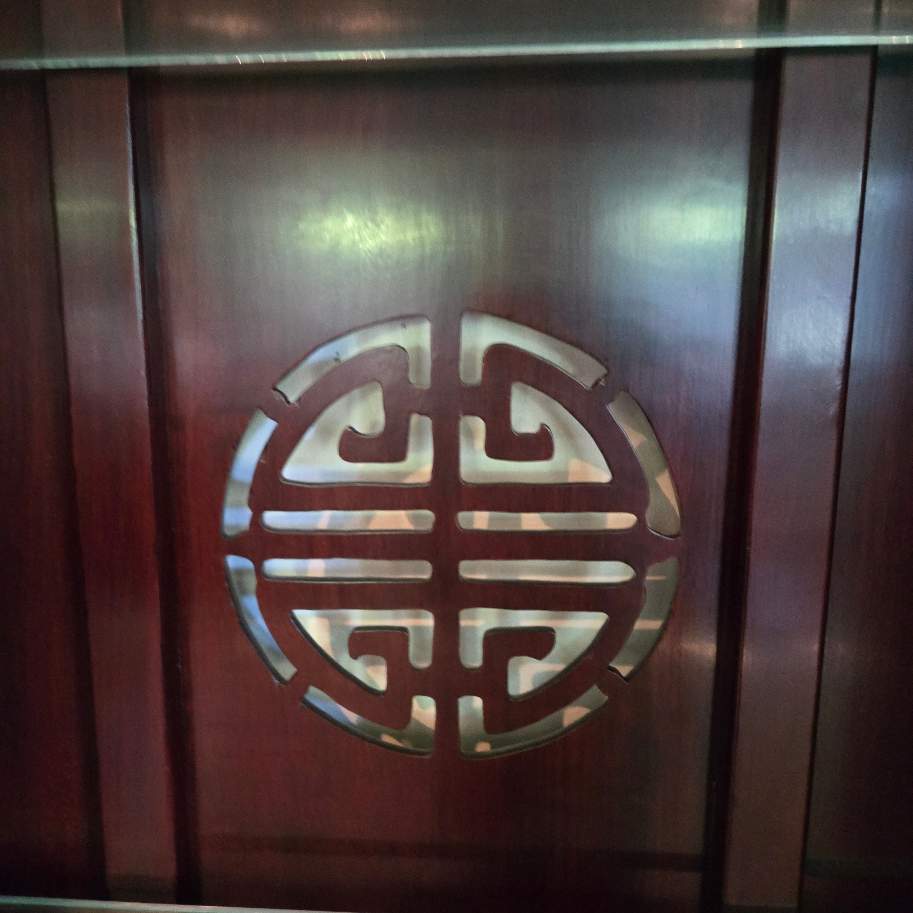 Custom Made Solid Rosewood Chinese Style Display Cabinet / Large Wall Unit