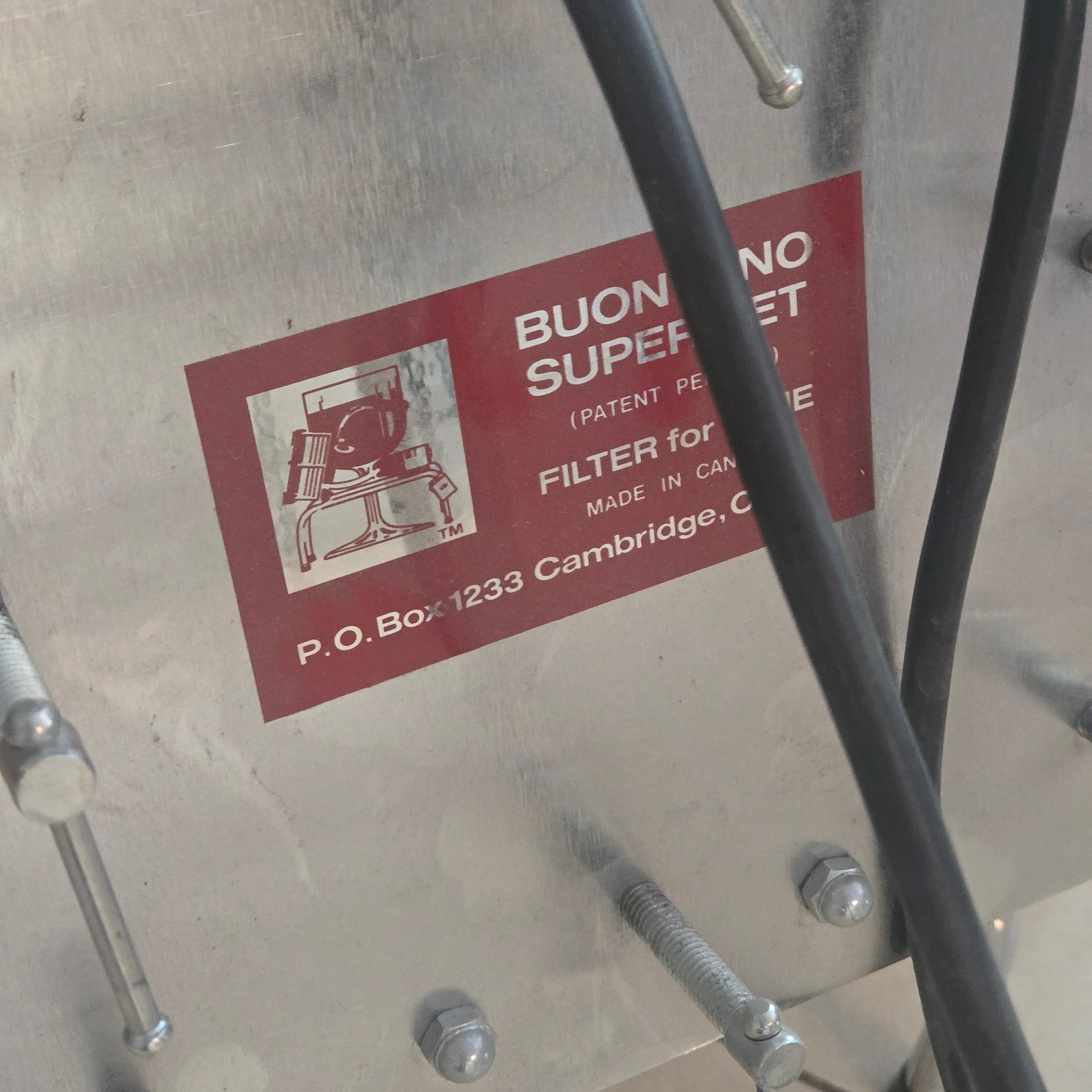 Buon Vino Super Jet Wine Filter Machine